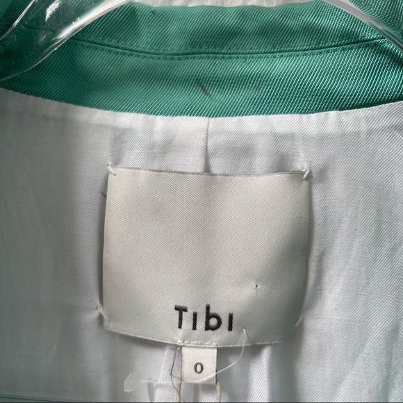 Tibi Steward Oversized Blazer Size Egg Blue 0 - Picture 5 of 8